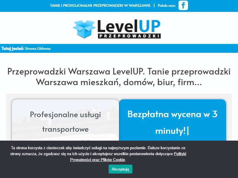 Przeprowadzki Warszawa Level UP